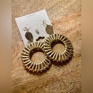 Gold Statement Earrings
